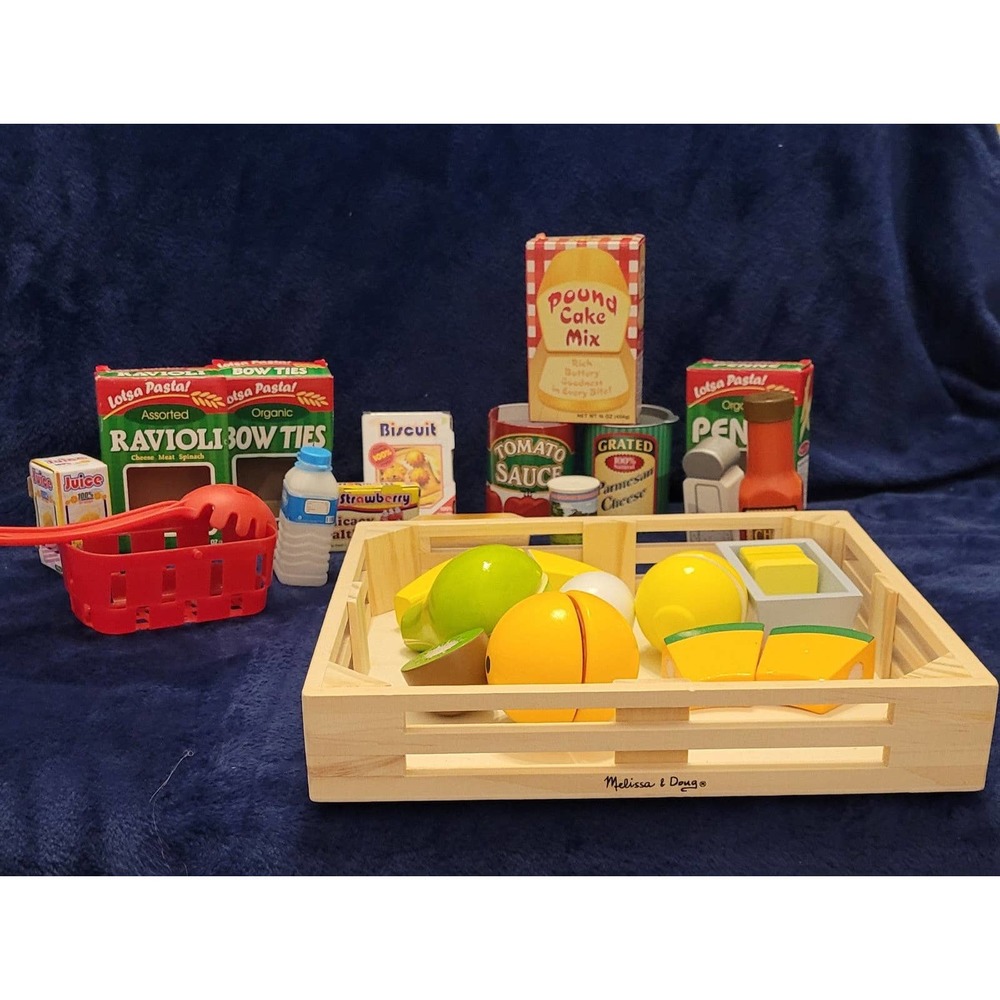 Mixed Lot‎ of kitchen Grocery set Melissa & Doug and brands
